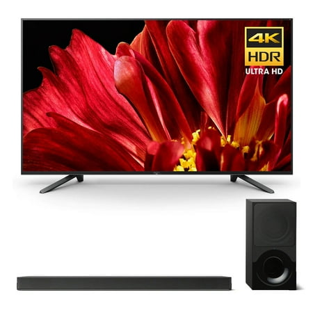 Sony XBR-75Z9F 75" MASTER Series BRAVIA 4K HDR UHD TV and HT-X9000F 2.1-Channel Dolby Atmos Soundbar with Subwoofer