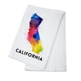 thumbnail image 1 of California, State Abstract Watercolor (100% Cotton Tea Towel, Decorative Hand Towel, Kitchen and Home), 1 of 3