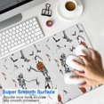 thumbnail image 4 of Long Mouse Pads for Desk,Halloween Dancing Skeletons and Pumpkins Desk Mats on Top Of Desks, Desk Mouse Pad Extra Large with 3mm Non-Slip Base and Stitched Edge for Gaming,Office,Work,Home 31.5"x15.7", 4 of 6