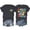 Black, variant on Women'S Fashion Print Short Sleeve Round Neck Tee, Blue Autism Awareness Casual Daily Wear Soft Comfortable T-Shirt