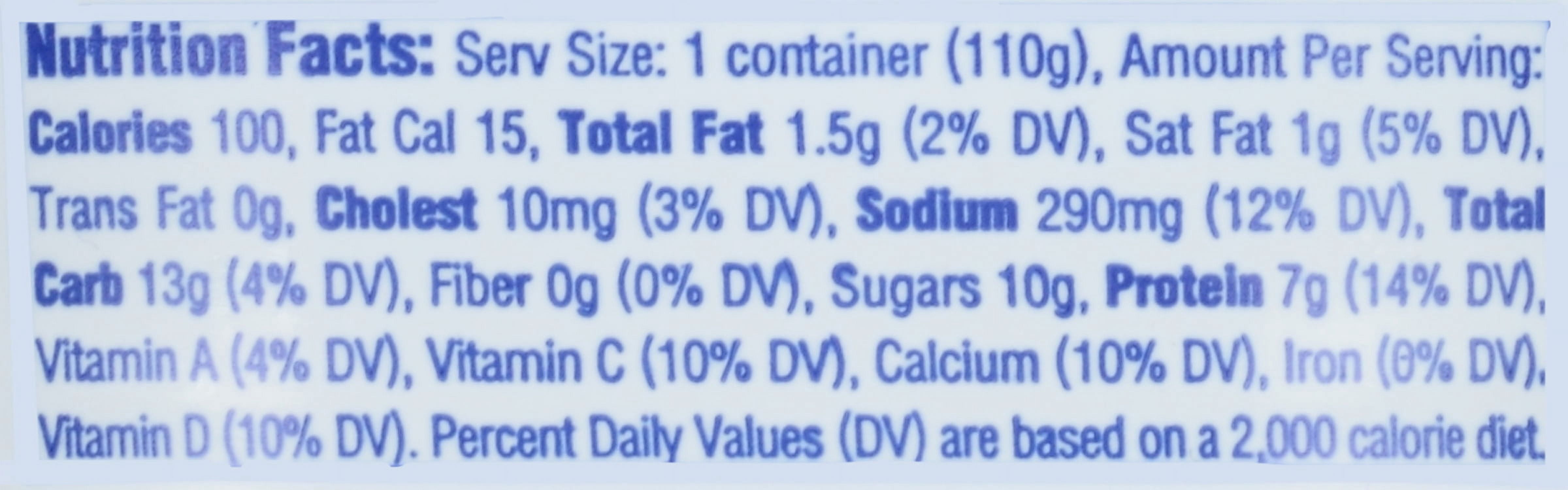 Knudsen Cottage Doubles Cottage Cheese & Strawberry Topping 3.9 oz. Tub