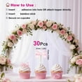 thumbnail image 4 of Set de 30 Adornos para Cupcakes con Moño Rosa ORIXANDY, 4 of 8