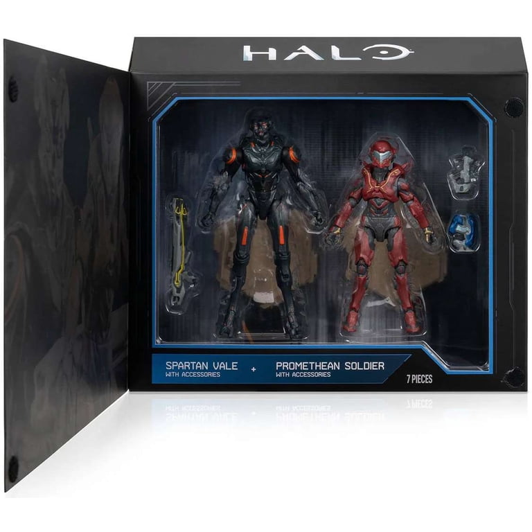 Halo Spartan Vale vs. Promethean Soldier Action Figure 2-Pack