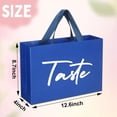 thumbnail image 2 of 5 Senses Gift Bags for Him Her with Ribbon Handles Sight Smell Touch Taste Sound Paper Gift Bags for Men Women Birthday Valentine Wedding Anniversary Party(Blue,12.6 x 8.7 x 4 Inches), 2 of 7