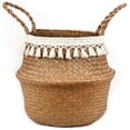 thumbnail image 1 of Cesta de flores tejida con borlas-17CM Adepaton LRWJ682-1, 1 of 5