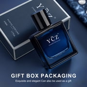 Ycz Charm Unfolds Mens Cologne (2-Pack), Marine & Oriental Woody Fragrance, Long Lasting Eau De Parfum Gift Set, 2 x 1.7 oz (Total 3.4 oz)