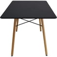 thumbnail image 3 of Mesa Estilo Eames Comedor Negro Rectangular MUNDO IN Hogar, 3 of 7