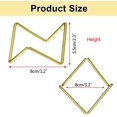 thumbnail image 2 of Hipiwe 5 Pcs Metal Crystal Ball Holder Ball Stand for Display (Gold, Large), 2 of 8