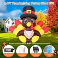 thumbnail image 5 of GOOSH Thanksgiving Inflatables 5.4 FT Long Inflatable Turkey, Blow up Turkey Inflatable with Built-in LED Lights, Outdoor Thanksgiving Decorations Turkey Blow up for Holiday Party Indoor Outdoor, 5 of 7
