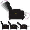 thumbnail image 5 of vidaXL Massage Recliner Chair Black Fabric, 5 of 9