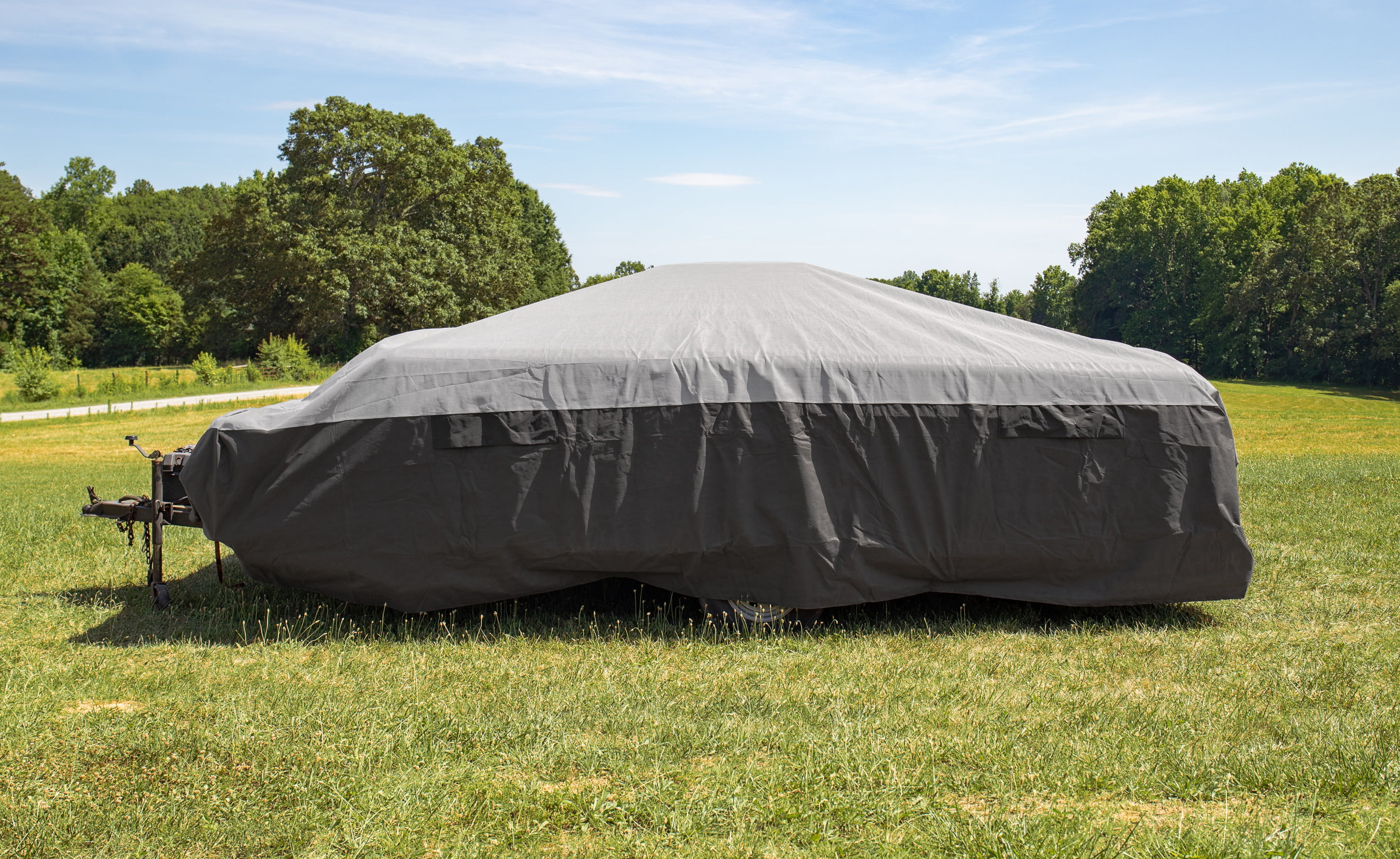 Camco ULTRAGuard RV Cover Fits Pop-Up Campers to 8-feet Extremely  Durable Design that Protects Against the Elements (45760)
