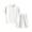 White, variant on Grblisyd Boys Girls 2 Piece Outfits Waffle Knit Short Sleeve Crew Neck Top and Shorts Set Athletic Summer Clothes for Girls Size 10-12 Years