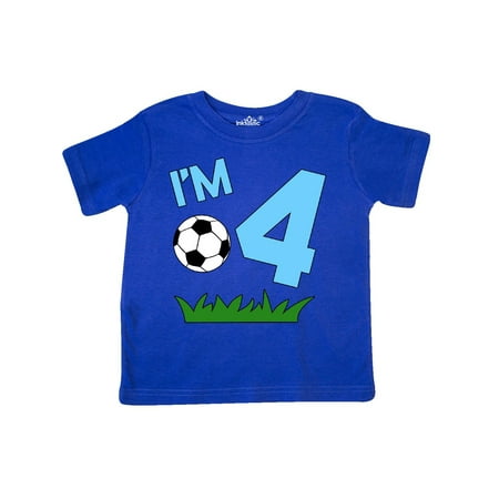 I'm Four! fourth birthday soccer Toddler T-Shirt