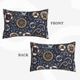 thumbnail image 4 of Balery Nautical Pillow Covers,Bed Pilowcases,Reversible Plush Throw Pillow Covers End Pillow Encasement,Pillow Case - 20"X30", 4 of 9
