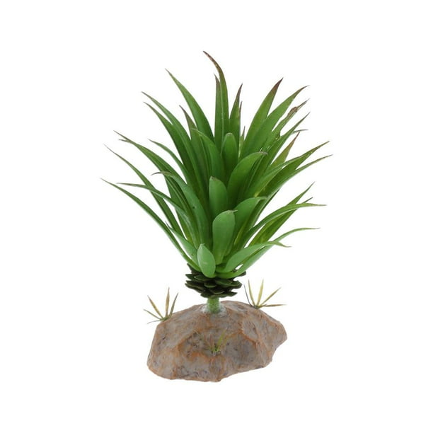 Planta Terrario Acuario Planta Acuática Complimentos Pecera Acuario QM-15 Gloria Planta de terrario de reptiles