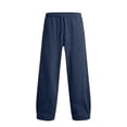 thumbnail image 3 of Sevevn Men's Baggy Sweatpants Solid Color Wide Leg Relaxed Straight Fit With Pockets Weekend Leisure Outfits, 3 of 6