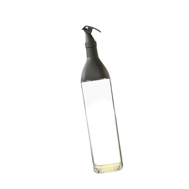 Dispensador de aceite de oliva botella de cocción dispensador de aceite a alta temperatura resistente a la temperatura con boquilla para otros negro