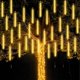 thumbnail image 4 of Meteor Shower Rain LED Fairy String Lights Festoon Street Garland Christmas Decorations for Home Outdoor Wedding New Year Decor, 4 of 5