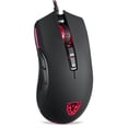 thumbnail image 1 of Souris de Jeu Filaire Capteur Optique Chroma Éclairage RGB - 7 Boutons Programmables Interrupteurs Mécaniques Argent Titane, 1 of 9