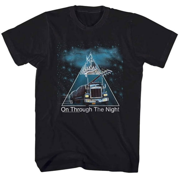 Def Leppard On Through The Night Licensed Adult T Shirt