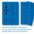 thumbnail image 4 of Hammermill Colored Cardstock, 110 lb. Blue, 8.5" x 11", 3 Ream, 4 of 8