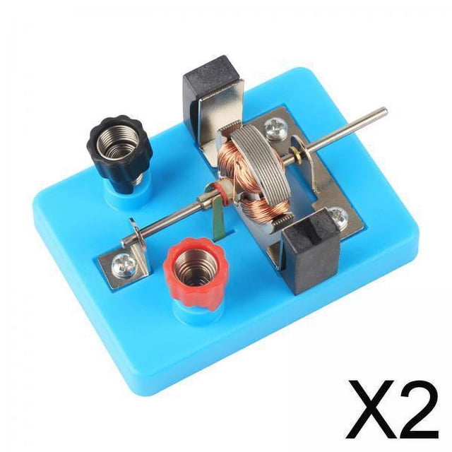2x Experimento de Motor Eléctrico de Ciencia Física, Conjunto de Experimentos Físicos, Juguetes Educativos, Aprendizaje para Accesorios de Enseñanza E 2 piezas