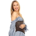 thumbnail image 3 of Women's Boned Underbust Steampunk Renaissance Strappy Waist Corset, 3 of 5