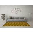 thumbnail image 3 of Ahgly Company Machine Washable Indoor Rectangle Southwestern Yellow Country Area Rugs, 5' x 8', 3 of 4