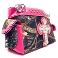 thumbnail image 4 of Western Rhinestone Camouflage Women's Handbag With Matching Wallet In Multi Collections, 4 of 5