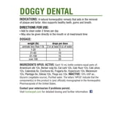 HomeoPet DOGGY DENTAL, Water Additive, Dental Care Support Drops for Dogs, 15 mL
