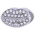 thumbnail image 1 of Charm para Pulsera LuckyLy, Dije de Beso, Acero Inoxidable y Zirconia Cúbica, Modelo Paula plateado UNITALLA, 1 of 8