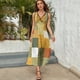 thumbnail image 5 of Vestido De Noche De Lujo Sin Mangas Para Mujer, Geometric Printing Vestido De Fiesta, 5 of 5