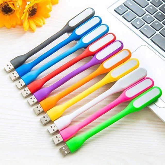 Lámpara LED USB flexible para ordenador portátil, lectura aleatoria, M1R1