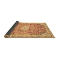 thumbnail image 2 of Ahgly Company Indoor Round Abstract Brown Modern Area Rugs, 5' Round, 2 of 4