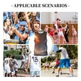 thumbnail image 6 of Xecao Red And Blue Fire Dragon D print basketball shirt for both men and women, a unisex basketball jersey perfect for theme parties-Small, 6 of 6
