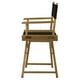 thumbnail image 4 of Silla Casual Home Director's 18 con estructura natural de lona negra, 4 of 7