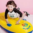 thumbnail image 3 of Inflatable Surfboard Floating Bodyboard with Handles Pool Rafts Row Double Air Chamber Boarding Summer Ocean Bed, 3 of 4
