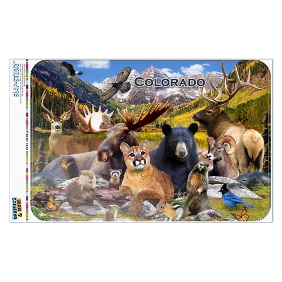 Colorado Mountains Lake Wildlife Animals Beer Moose Elk Cougar Home Business Office Sign