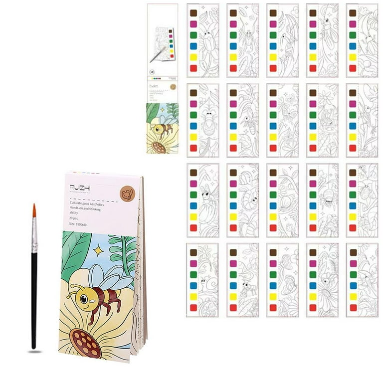 Jual Mideer Water Color Painting Kit Book All in One Water Colour Washable  - WonderExpeditio - Kab. Tangerang - Malo Toys