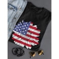 thumbnail image 3 of American Sunflower T-Shirt Women -Smartprints Designs, Female Medium, 3 of 4
