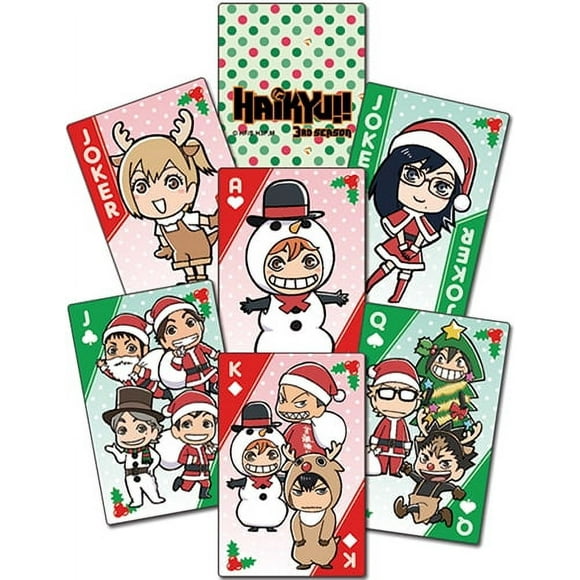 Cartes à Jouer - Haikyu!! - Groupe Sd de Noël Nouvelle Licence ge51690