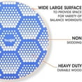 thumbnail image 6 of Yes4All Wooden Wobble Balance Board - 16 in Surface, for Exercise Balance Trainer - Blue Beehive, 6 of 8