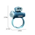 thumbnail image 3 of Toys USB Rechargeable Fan With Projection Function Portable Mini Fan Watch-Shaped Fan Control For Indoors Or Outdoors Traveling Toys for 2-3 Year Old Boys on Clearance, 3 of 7