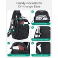 thumbnail image 3 of Bandolera BAGSMART, bandolera pequeña, para viajes y deportes, 3 of 7