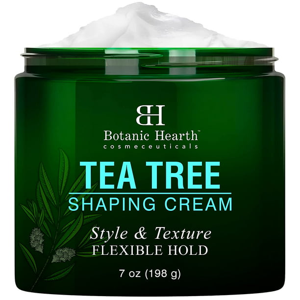 Botanic Hearth Tea Tree Shaping Cream, Hair Styling Cream with Collagen &  Biotin - Style & Texture,