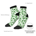 thumbnail image 6 of Fuzoiu St Patrick's Day4 Print Adult Socks, Crew Moisture-wicking Socks, Unisex Cushion Crew Socks,Casual Sports Ankle Socks, 6 of 7