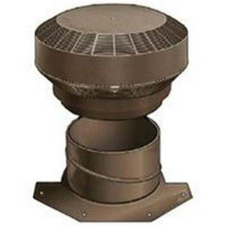 Vntlr Rf 117Sq-In Polyp Brn Canplas Inc Roof Ventilators 6000BR Brown