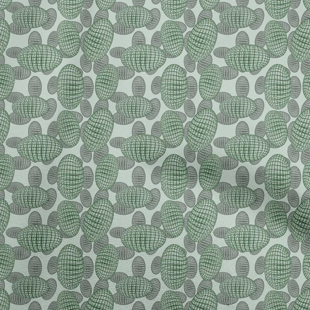 oneOone Polyester Spandex Mint Green Fabric Sports Craft Projects Decor Fabric Printed By The Yard 56 Inch Wide