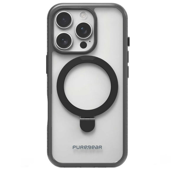 Funda Case PUREGEAR Slimshell Kik Mag para iPhone 16 PRO MAX Transp Negro