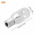 thumbnail image 4 of IKOMMI 2PCS Light Bulb for Whirlpool Microwave E17 Base 125V 40W Replace, 4 of 8